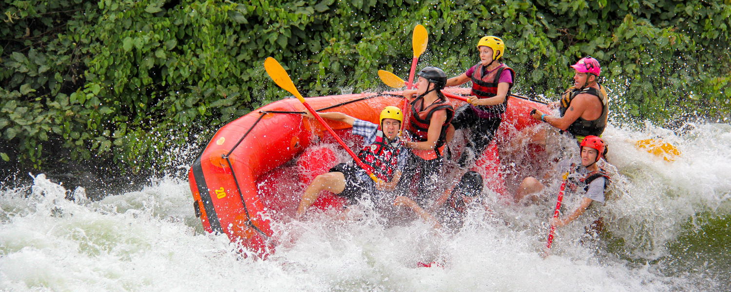 White Water Rafting on The Nile in Jinja, Uganda