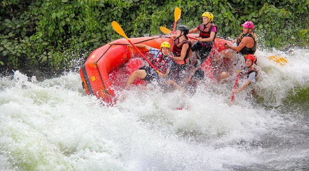 White Water Rafting on The Nile in Jinja, Uganda