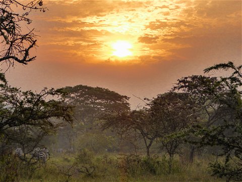 Sunrise in Lake Mburo National Park, Uganda