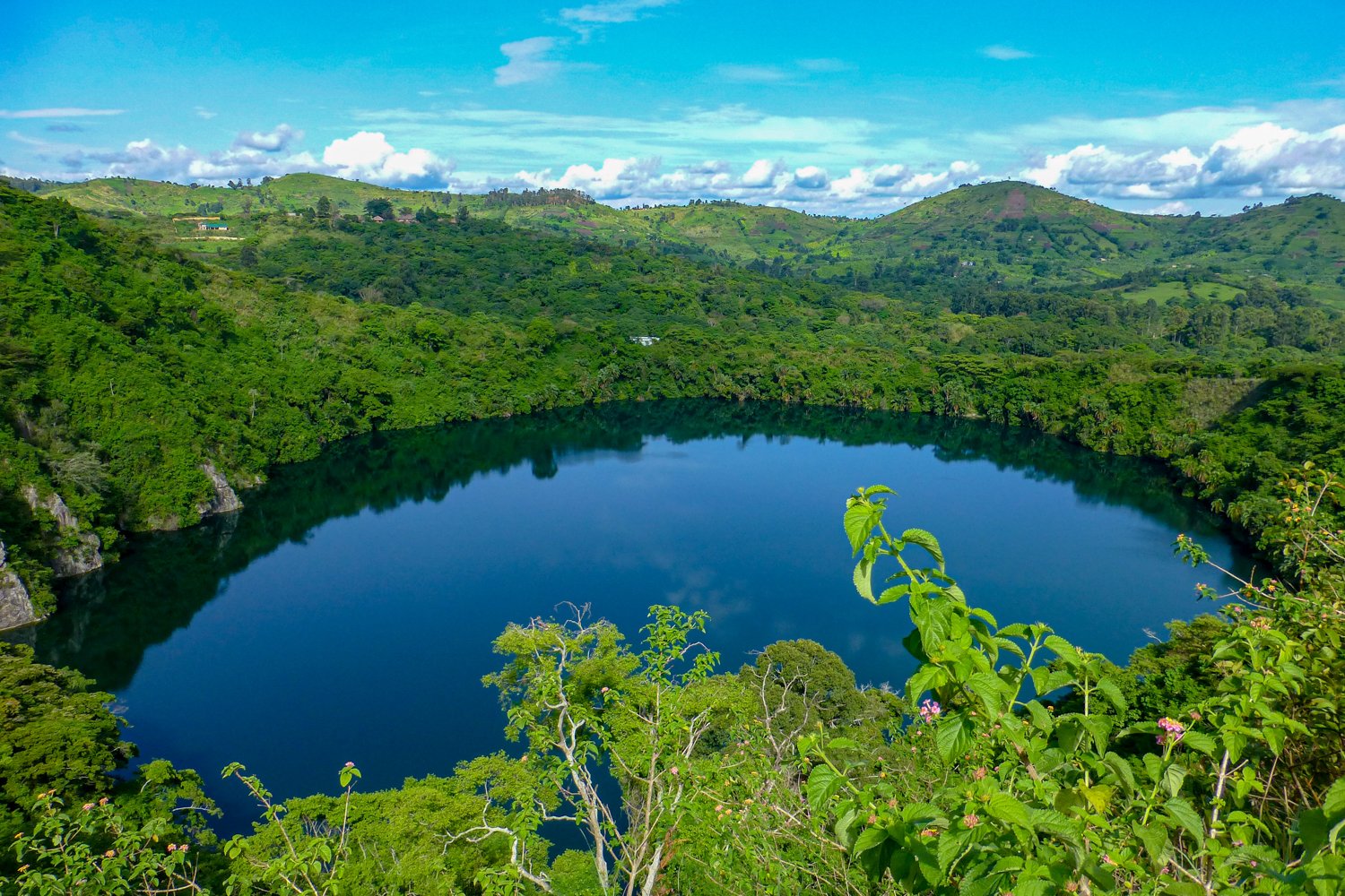 Ndali-Kasenda crater lakes near Kibale National Park and Fort Portal, Uganda