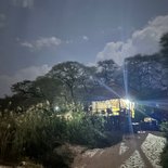 Ngombe Zambezi River Lodge at Night
