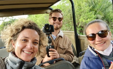 Digital Marketing Agency for Tourism Eco Africa Digital on a site visit to Rhino Ridge Safari Lodge in KZN, Lead by Lizanne du Plessis