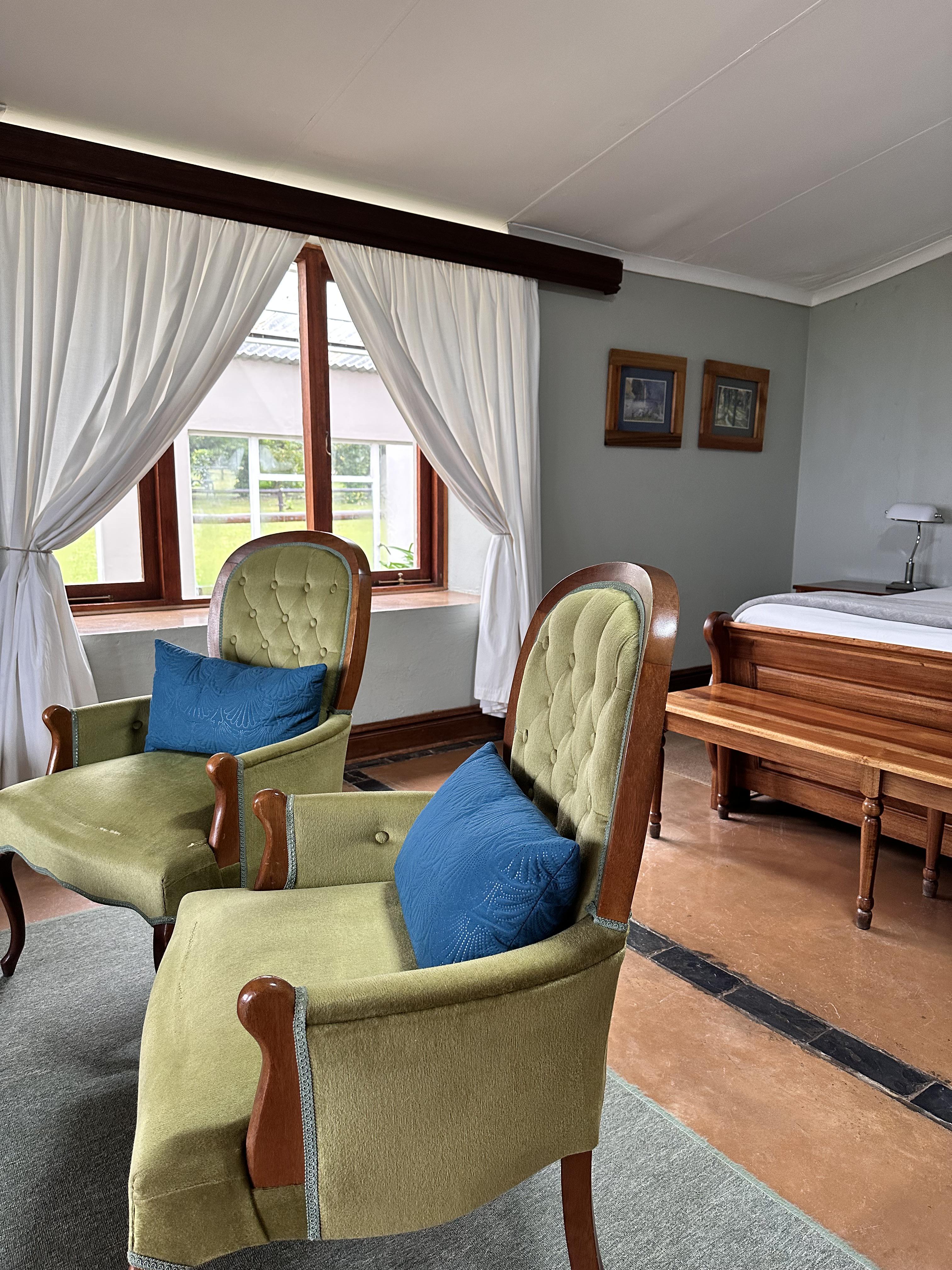 Room 6 Superior Downstairs Queen with conservatory garden access, closed in porch, en-suite bathroom with bathtub and double shower