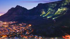 Table Mountain at night Table Mountain at night