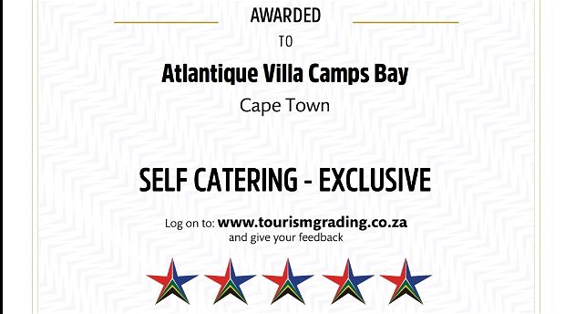Atlantique Villa Camps Bay Five Star Graded Self Catering Exclusive Villa