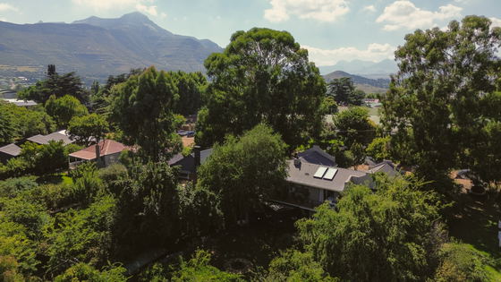 Back of Parcham Place, Clarens with Mount Horeb in the Background