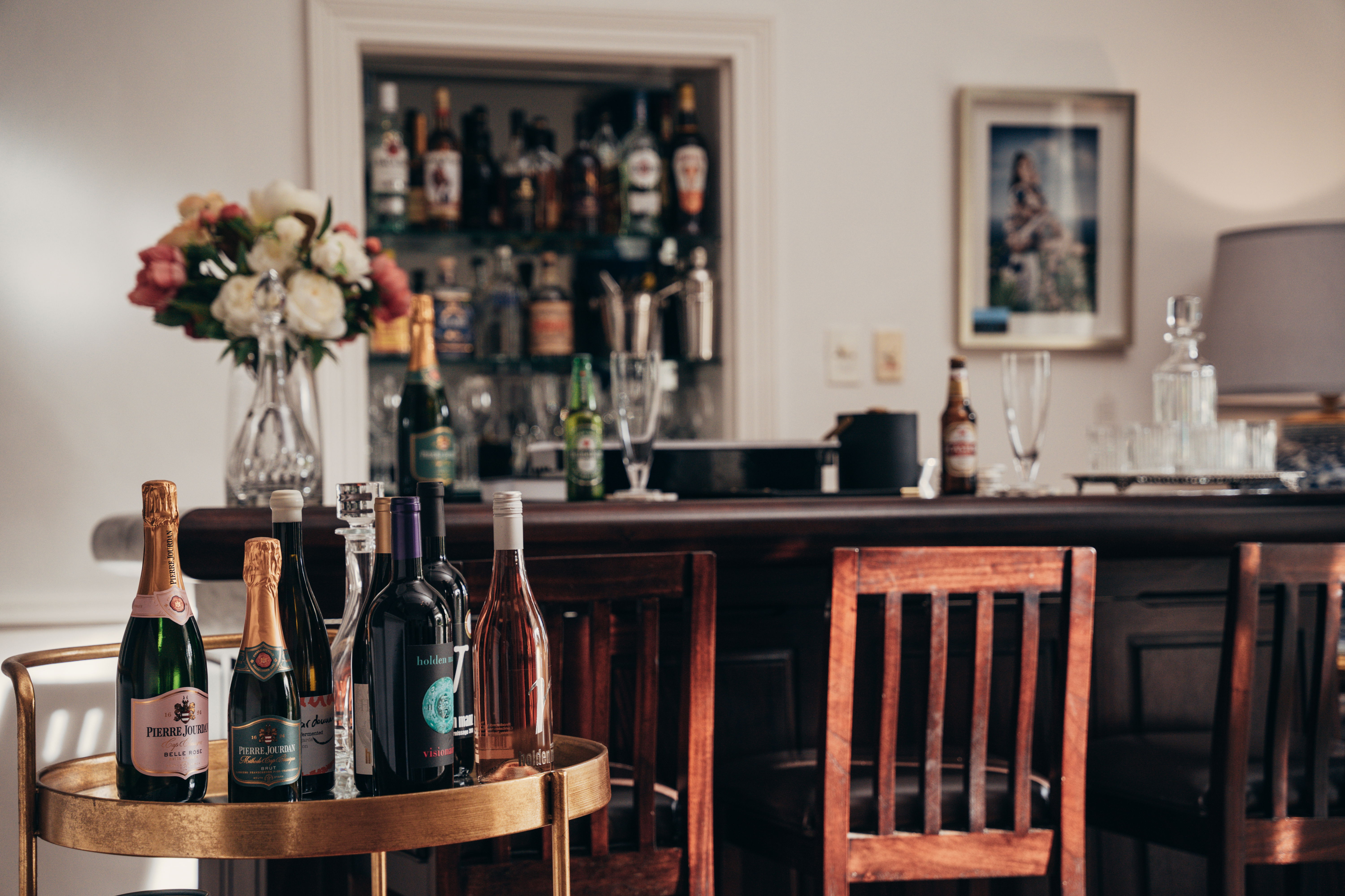 A well-stocked Honesty Bar!