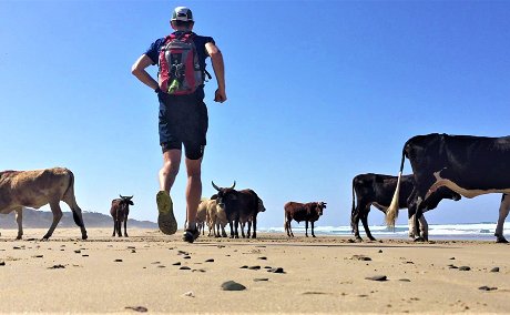 Transkei, Wild Coast, Eastern Cape, South Africa. Multi-day trail running tours.