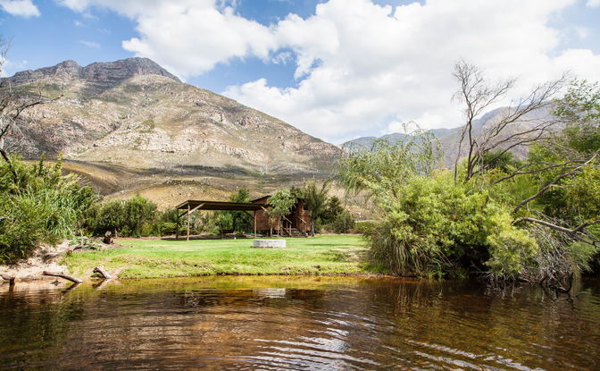 Riverside Campsite in the western cape - Dwarsberg Trout Hideaway
