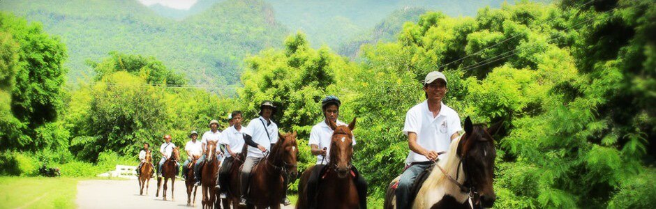 Riding at Bagan