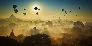 Balloon in Myanmar 