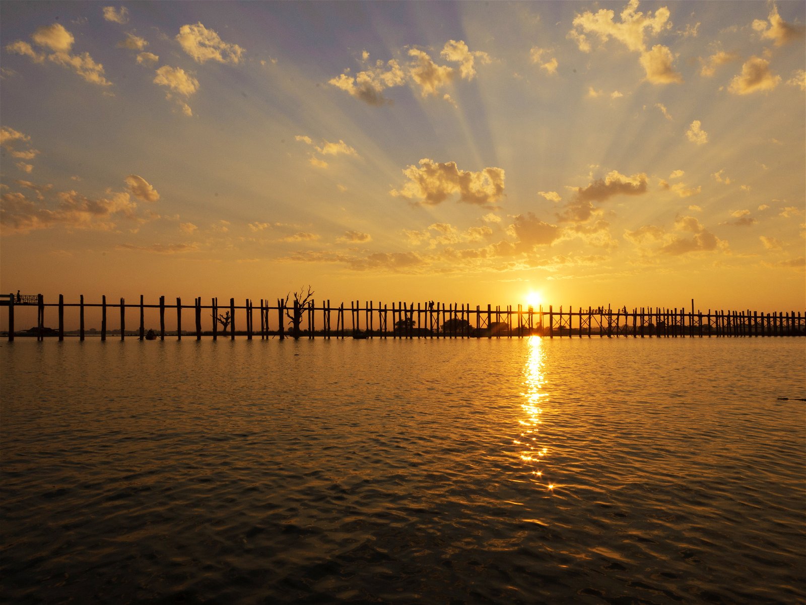 Sunset at U Bein Bridge
