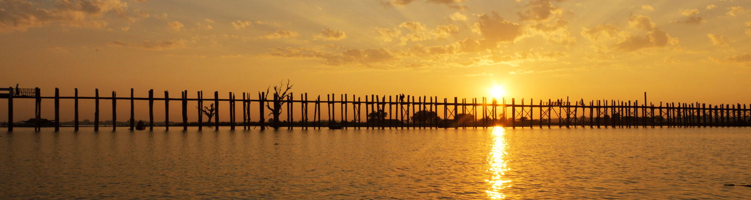 Sunset at U Bein Bridge