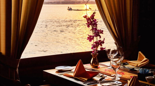 dining room on RV Paukan Cruise dining room on RV Paukan Cruise