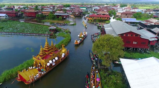 Inle Phaung Daw Oo Pagoda Festival Inle Phaung Daw Oo Pagoda Festival