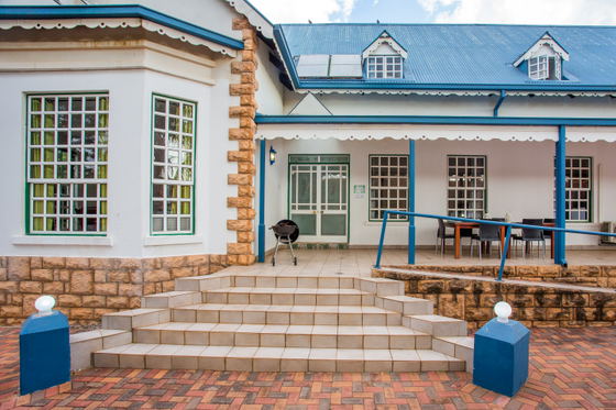 Apartment 18 braai area and patio Apartment 18 braai area and patio