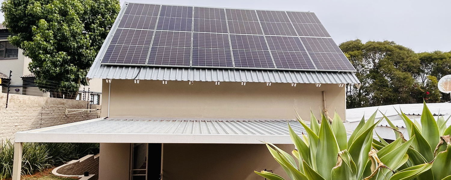 Living off-the-grid with solar panel & inverter
