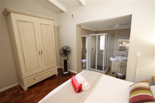 Apartment 1: Main bedroom with separate toilet