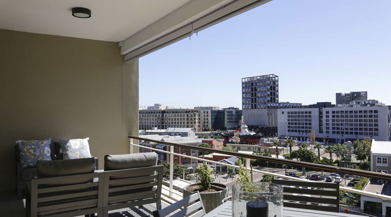 Balcony or patio overlooking cape town beautiful view Balcony or patio overlooking cape town beautiful view