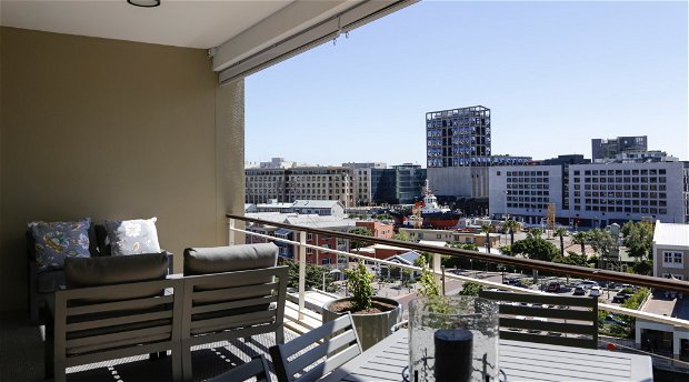 Balcony or patio overlooking cape town beautiful view