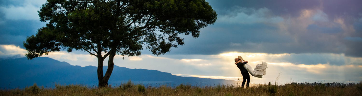 Glamping wedding in Elgin Valley