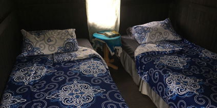 Twin Cabin with a View