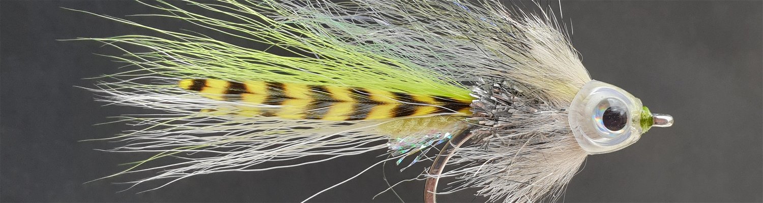 Pyramid Minnow, developed after a trip to Pyramid Lake, Nevada by Alan Hobson, Wild Fly Fishing in the Karoo