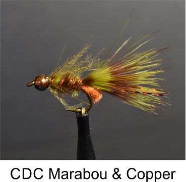 CDC Marabou & Copper, Marabou & Copper, Speciality Flies, Fly Fishing, Alan Hobson