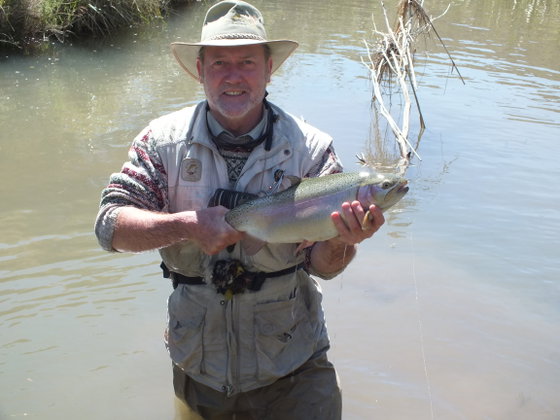 Fishing trout