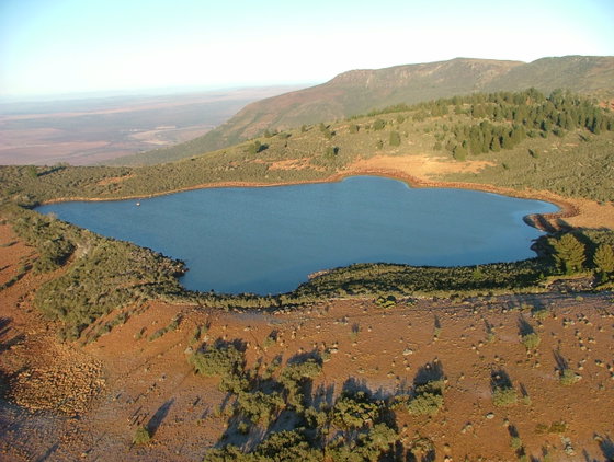 Mountain Dam, Somerset East, one cold August morning!