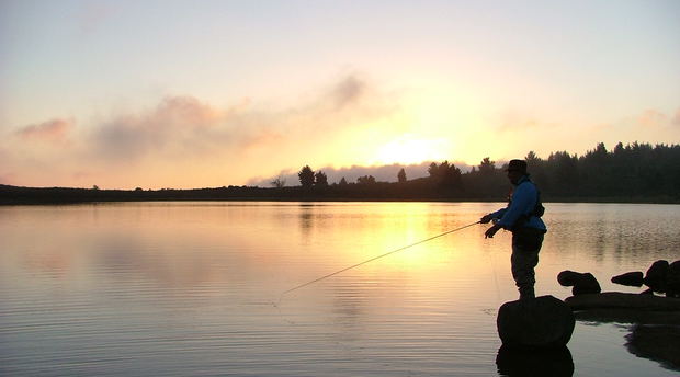Fly fishing for trout, Eastern Cape South Africa