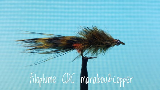 Filoplume CDC Marabou & Copper by Alan Hobson, Wild Fly Fishing in the Karoo Filoplume CDC Marabou & Copper by Alan Hobson, Wild Fly Fishing in the Karoo