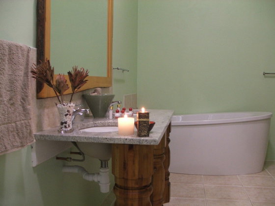 Spectacular bathrooms at the Angler & Antelope, Somerset East, South Africa