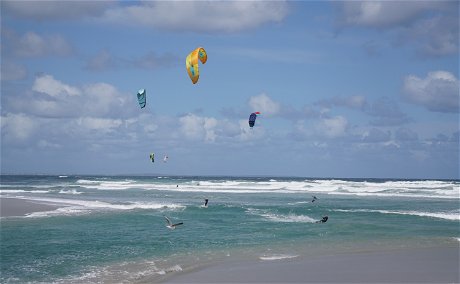 Kite surfing