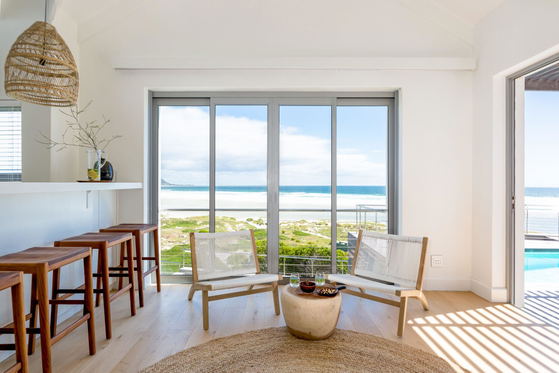 Cape Beach Villa bar and view