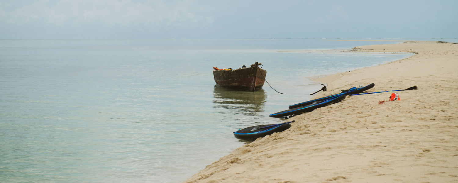 Lazy Lagoon Island Lodge sandbar