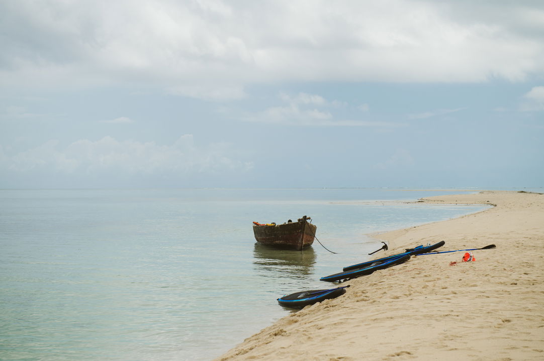 Lazy Lagoon Island Lodge sandbar