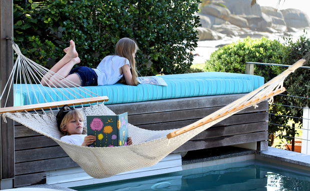 Kids holidays on the beach
