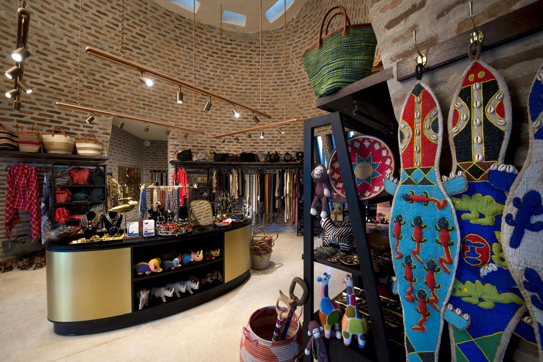 safari shop inside view at Angama Mara Kenya Masai Mara