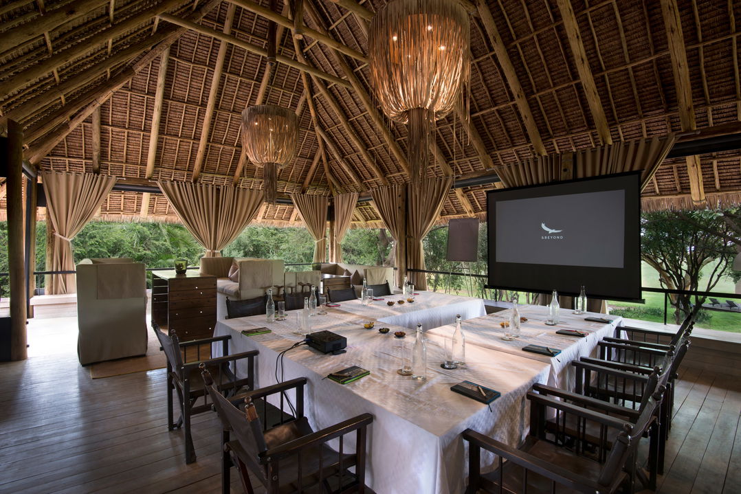 conference facilities of andBeyond Kichwa Tembo Camp Kenya Masai Mara