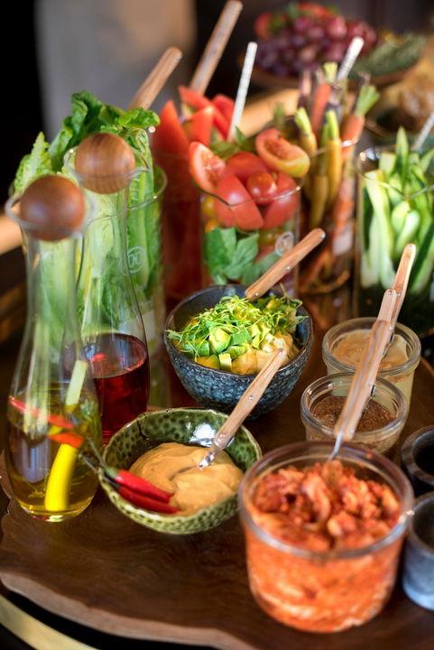 food spread at &Beyond Tengile River Lodge Sabi Sands