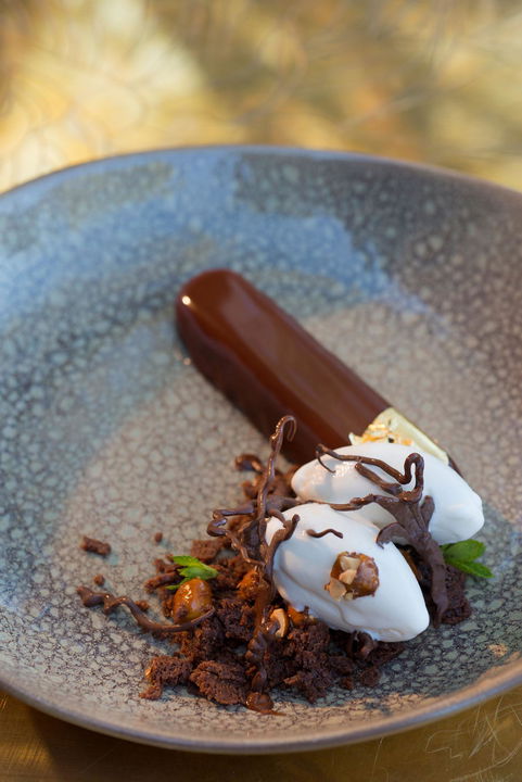 gourmet desert plated at &Beyond Tengile River Lodge Sabi Sands