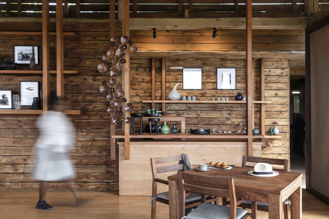 entertainment area of main lounge at Vumbura Plains Camp Wilderness Okavango Delta