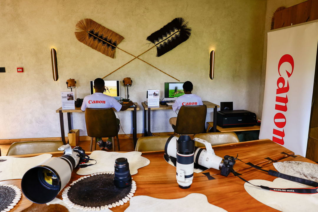 staff in photography sydio of the JW Marriot Masai Mara Kenya