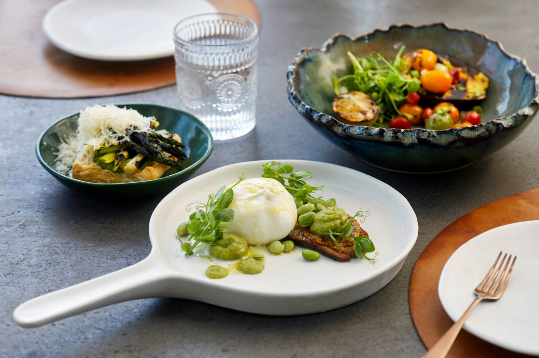 gourmet dishes plated at ivory lodge by Lion Sands Game Reserve