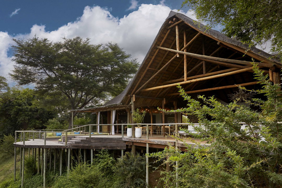 exterior view of Nerian Lodge Lion Sands Game Reserve
