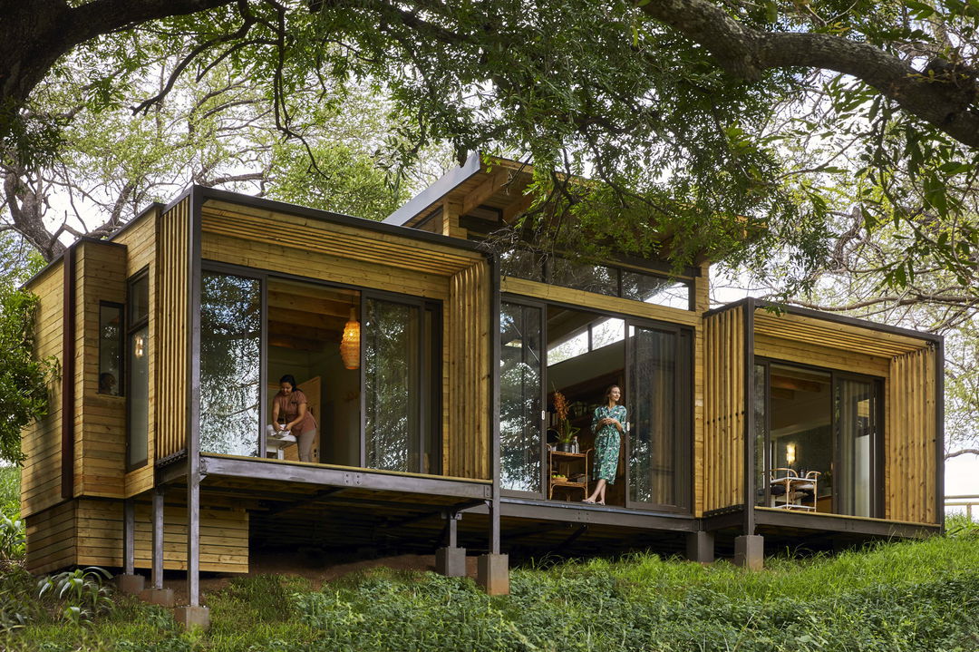 exterior view of spa at Nerina lodge Lion Sands Game Reserve