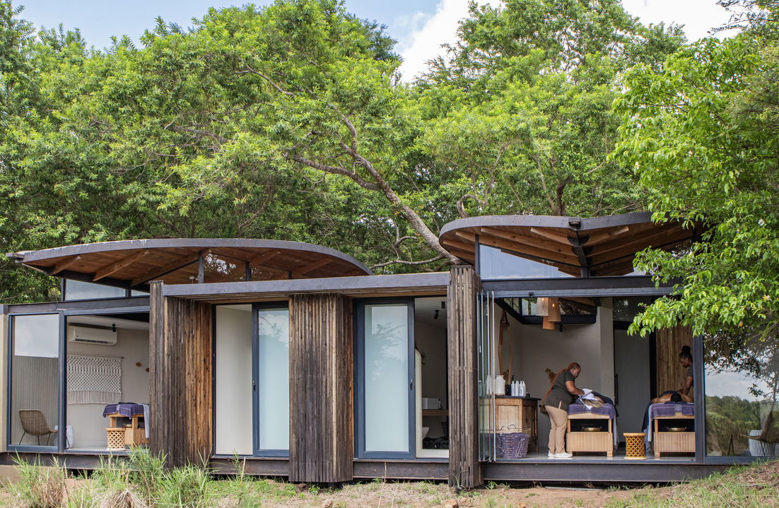 wellness centre spa at River lodge Lion Sands Game Reserve
