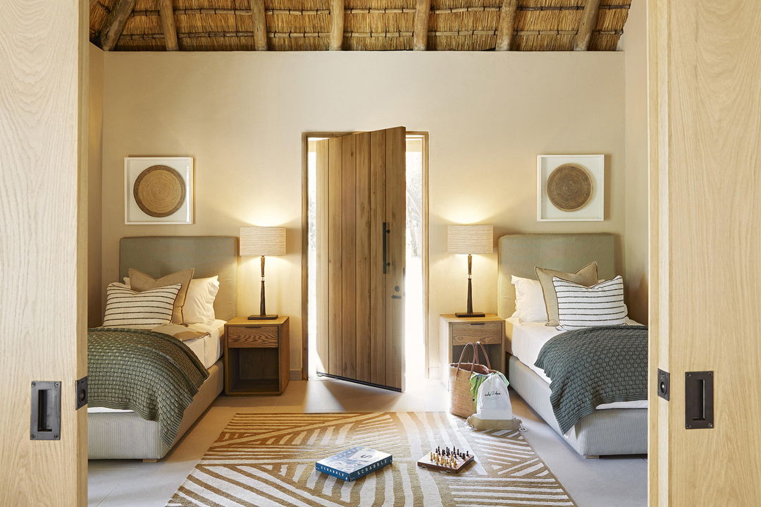 kids room of a family suite at Founders camp Londolozi game reserve