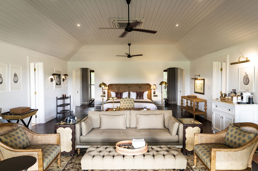 bedroom view of suite at Rattrays camp MalaMala